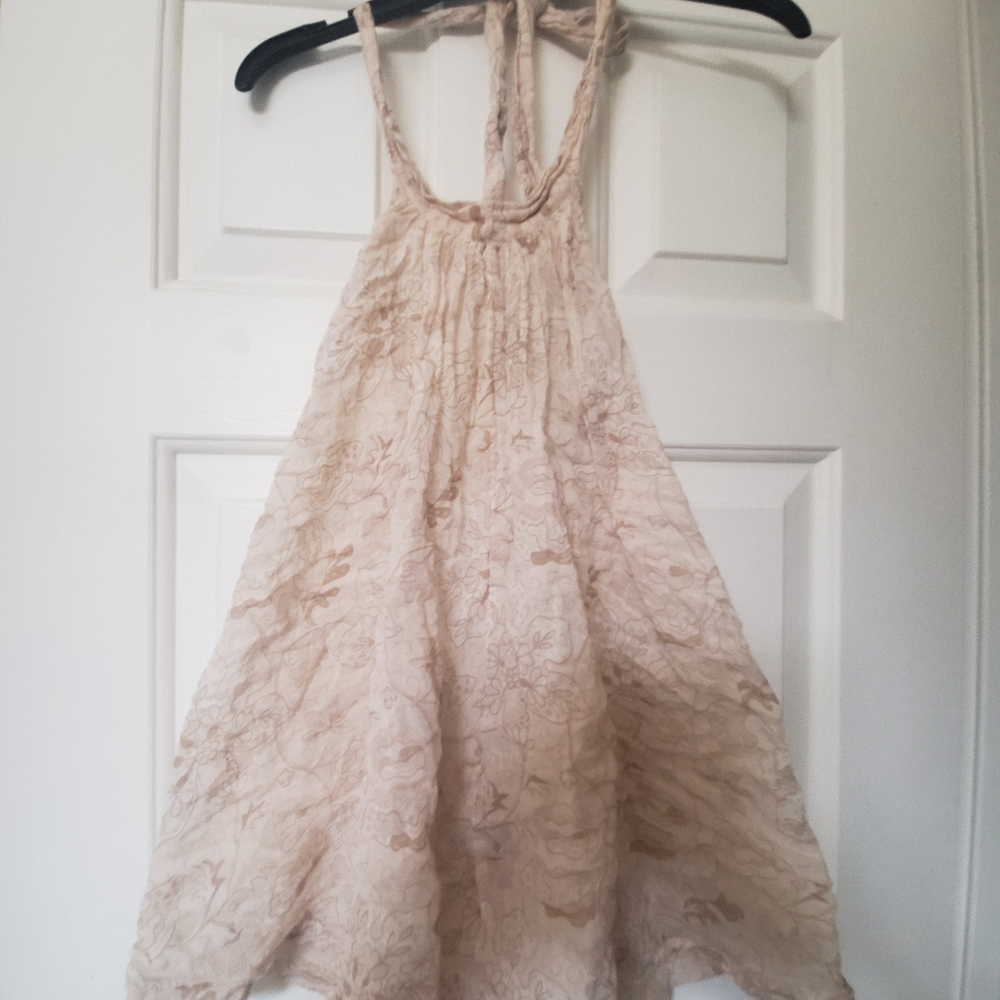 French Connection Size 8 Cute Tie Neck Blouse